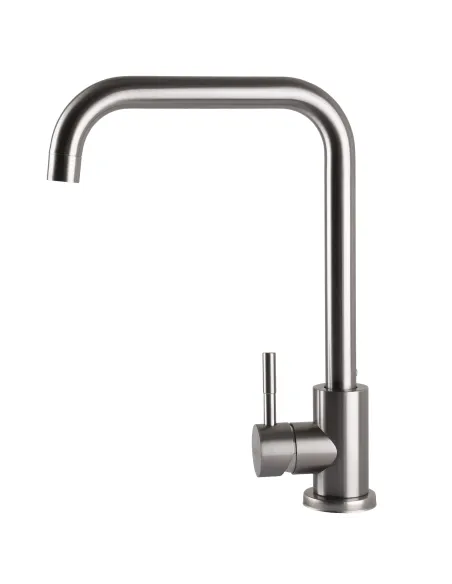 Змішувач для кухні Ecomix Alpen AISI-203L, нержавіюча сталь - 2