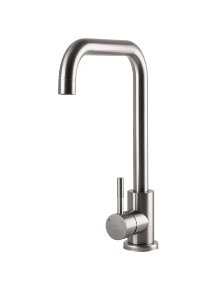 Змішувач для кухні Ecomix Alpen AISI-203L, нержавіюча сталь - 4