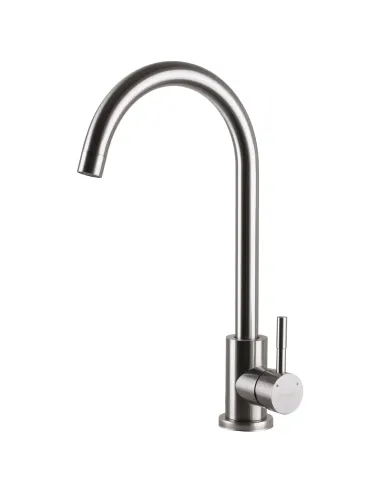 Змішувач для кухні Ecomix Alpen AISI-203S, нержавіюча сталь - 3