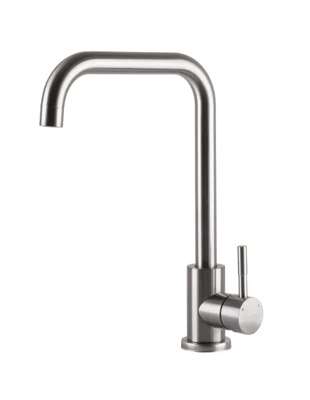 Смеситель для кухни из нержавеющей стали Ecomix Alpen AISI-203L-WH - 2