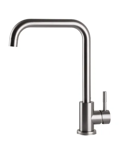 Смеситель для кухни из нержавеющей стали Ecomix Alpen AISI-203L-WH - 7