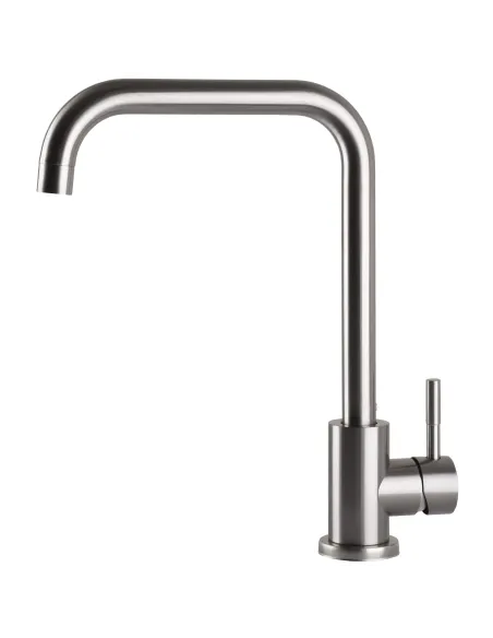 Смеситель для кухни из нержавеющей стали Ecomix Alpen AISI-203L-WH - 7