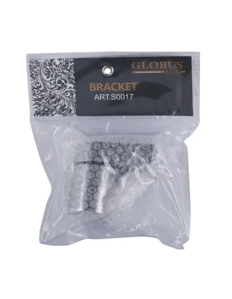 Держатель-кронштейн для ручной душевой лейки Globus Lux S0017, пластик, хром - 2