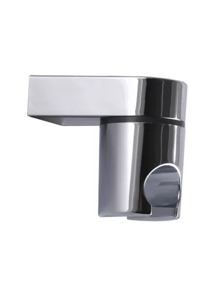 Держатель-кронштейн для ручной душевой лейки Globus Lux S0017, пластик, хром - 4