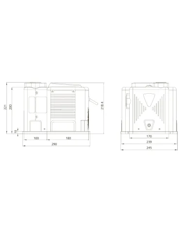 Насосна станція Optima Prime OP550 IA 0.55 кВт, з частотним перетворювачем - 6
