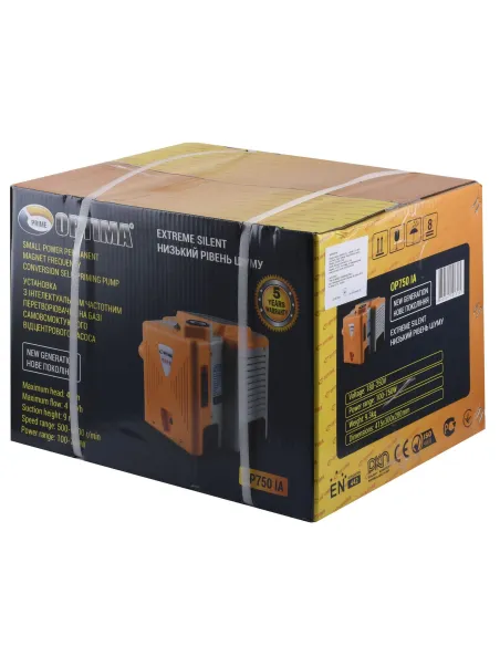 Насосна станція Optima Prime OP750 IA 0.75 кВт, з частотним перетворювачем - 5