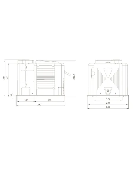 Насосна станція Optima Prime OP750 IA 0.75 кВт, з частотним перетворювачем - 6