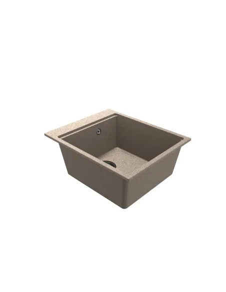 Мойка кухонная каменная прямоугольная Miraggio Lagoon 420 Terra, 507x419x215 мм - 1