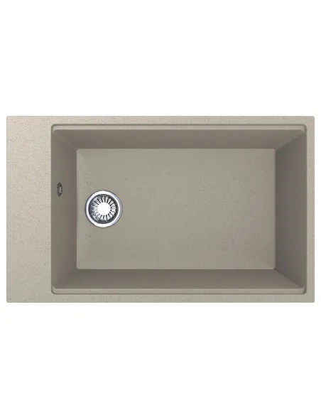 Мойка кухонная каменная прямоугольная Miraggio Lagoon 760 Sand, 460x760x215 мм - 3