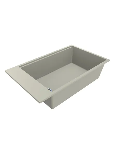 Мойка кухонная каменная прямоугольная Miraggio Lagoon 760 Jasmine, 460x760x215 мм - 1