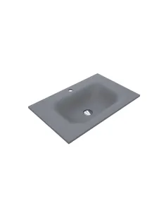 Умывальник для ванной Miraggio Jessel 700 Mirastone Gray, 450х700х120 мм - 1