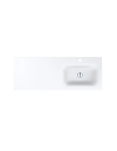 Умивальник для ванної Miraggio Jessel 1200 R Mirasoft, 450х1200х124 мм - 3