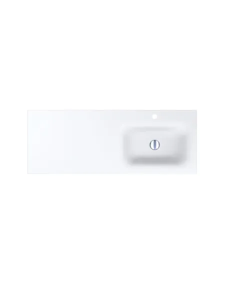 Умивальник для ванної Miraggio Jessel 1200 R Mirasoft, 450х1200х124 мм - 3