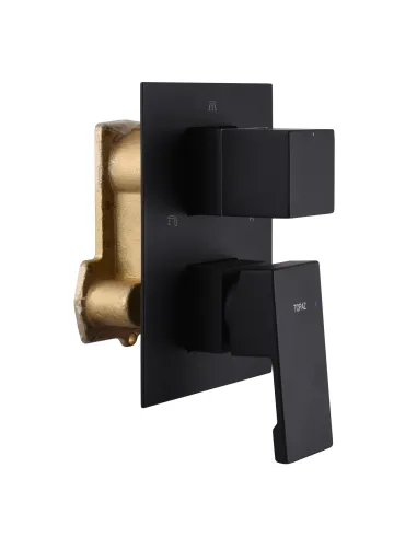 Смеситель для душа скрытого монтажа Topaz Odiss TO 08115-H13-BL с душевым набором - 10