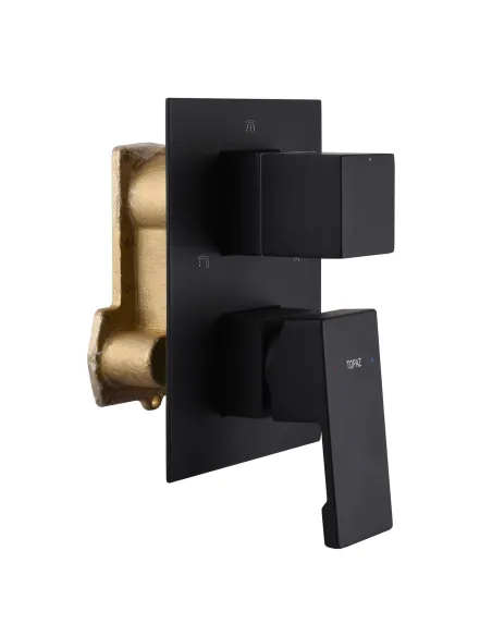 Смеситель для душа скрытого монтажа Topaz Odiss TO 08115-H13-BL с душевым набором - 10