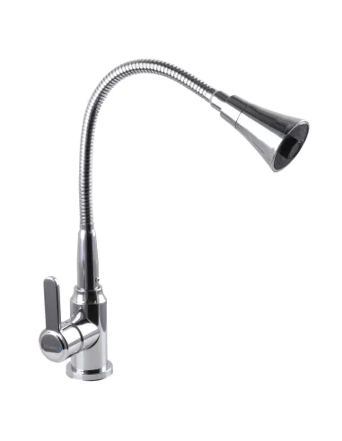 Смеситель для кухни с гибким изливом Domino Ellipse DCC-203SM-A хром гофроизлив - 2