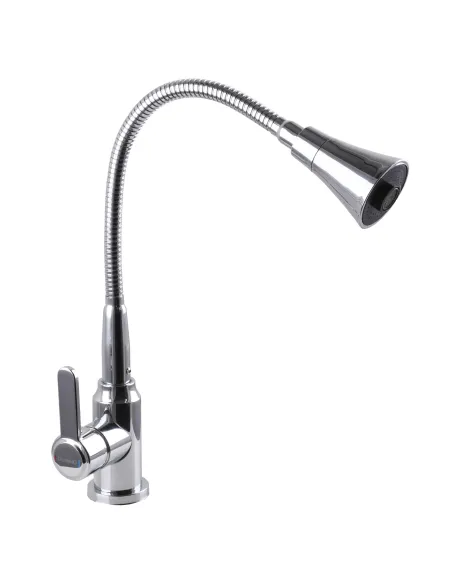 Смеситель для кухни с гибким изливом Domino Ellipse DCC-203SM-A хром гофроизлив - 2