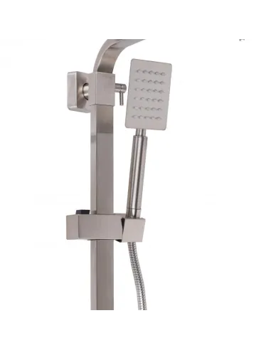 Душова система з подовженою стійкою Lidz Kubis NKS 10 30 1005, Nickel - 5