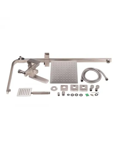 Душова система з подовженою стійкою Lidz Kubis NKS 10 30 1005, Nickel - 8