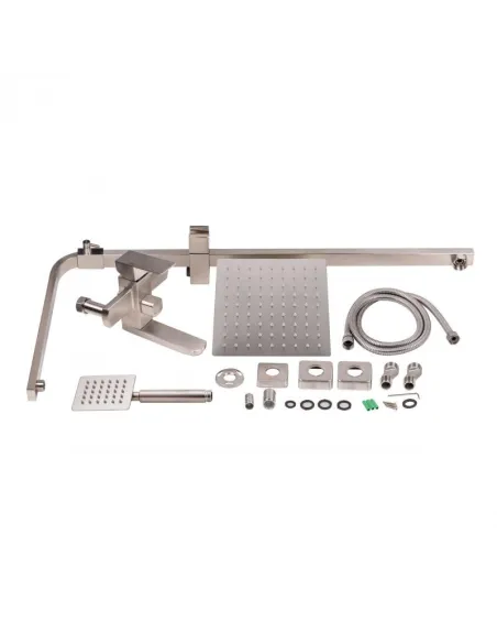 Душова система з подовженою стійкою Lidz Kubis NKS 10 30 1005, Nickel - 8