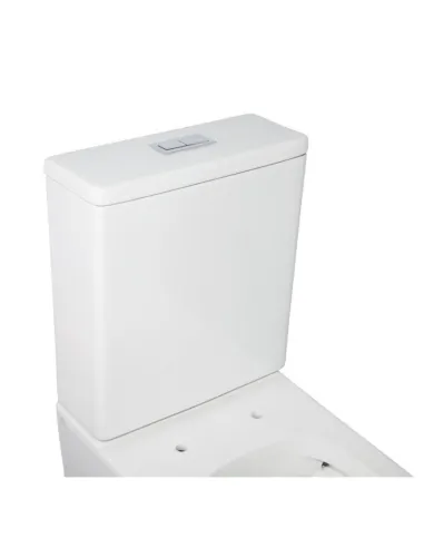 Унитаз компакт Q-Tap Crow Rimless, напольный, сиденье Slim Duroplast и Soft-close - 4