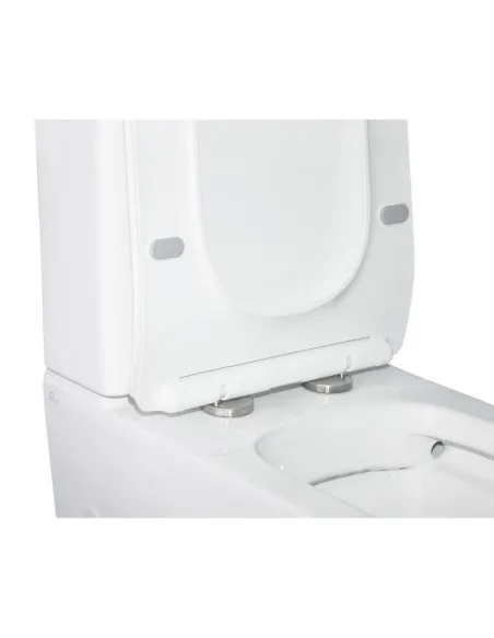 Унитаз компакт Q-Tap Crow Rimless, напольный, сиденье Slim Duroplast и Soft-close - 5