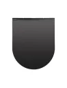 Унитаз подвесной Q-Tap Robin Rimless черный мат, сиденье Slim Duroplast / Soft-close - 7