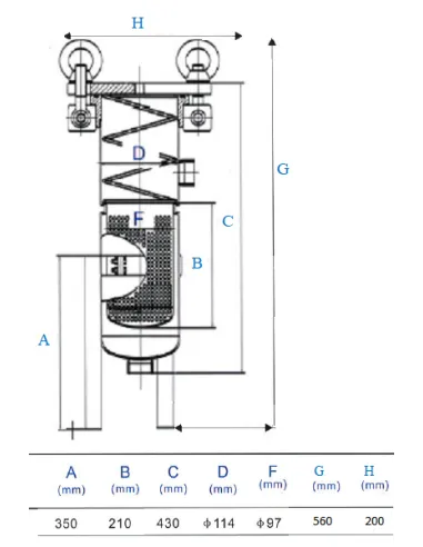 Механический фильтр высокой производительности Raifil BFH-3 1 дюйм мешочного типа - 3
