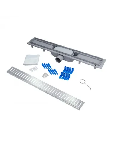 Трап линейный Q-Tap Dry FA304-600 с решеткой 600х73 мм - 6