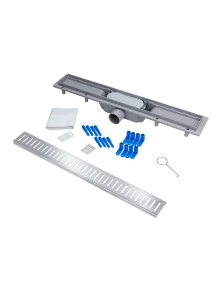 Трап линейный Q-Tap Dry FA304-600 с решеткой 600х73 мм - 6