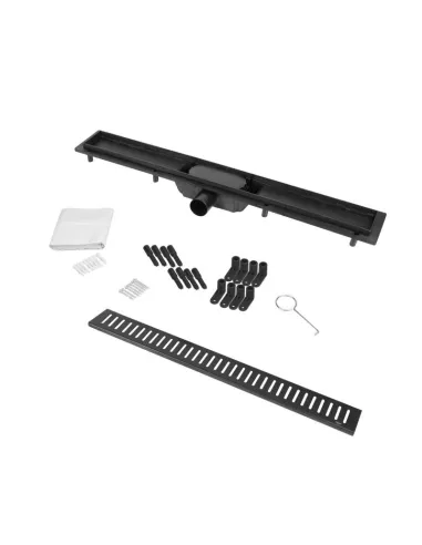 Трап лінійний Q-Tap Dry FF304 - 600MBLA з ґратами 600х73 мм - 6