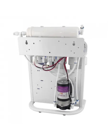 Фильтр обратного осмоса Raifil 400G 3/8, высокопроизводительный, 5 ступеней очистки, с помпой, с манометром - 3