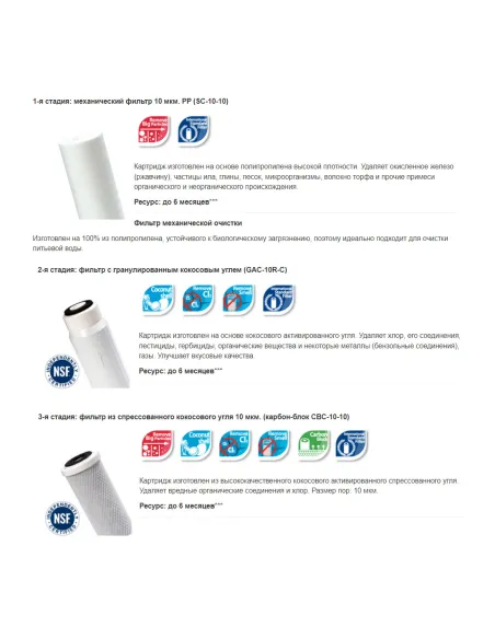 Фільтр зворотного осмосу Raifil Grando 7 plus RO905-750BP-EZ-S-75G, 7 щаблів очищення, з помпою, з манометром - 3