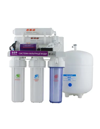 Фільтр зворотного осмосу Raifil Grando 5 plus RO905-550BP-EZ, 5 ступенів очищення, з помпою - 4