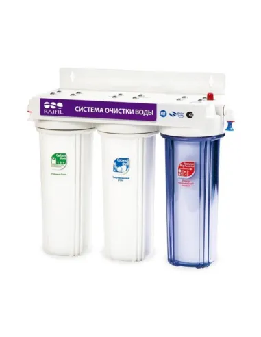 Фильтр для очистки воды Raifil TRIO PU905W3-WF14-EZ 3 степени очистки - 1