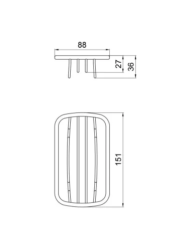 Мильниця Q-Tap Liberty CRM 1156 - 1 грати - 2
