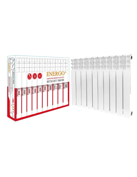 Радиатор биметаллический Energo BITIGHT 500/80, 10 секций - 1