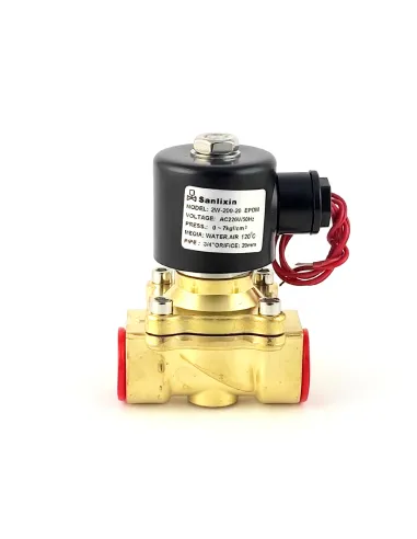 Клапан соленоидный Raifil Sanlixin 2W-200-20C EPDM AC220V 0-7 Бар, 0.75 дюйма - 1