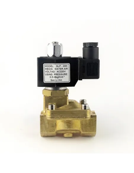 Клапан соленоидный Raifil Sanlixin SLP-20H AC220V 0,5-8 Бар, 0,75 дюйма - 1