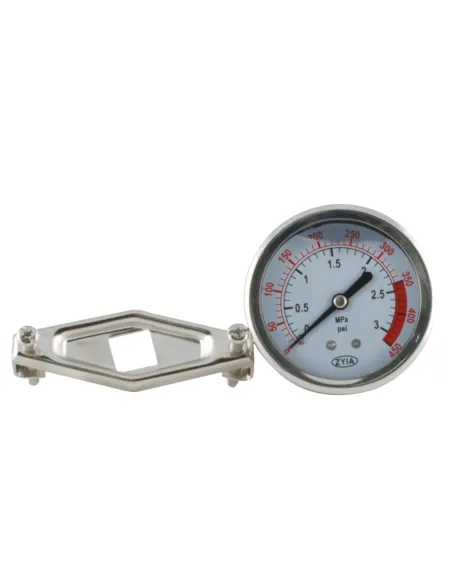 Панельний манометр Raifil PG 0-450 рідконаповнений - 1