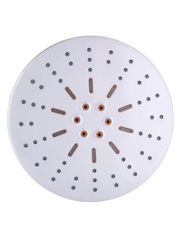 Лейка для верхнего душа с фильтром Topaz NF-R2222T-00-WHITE белый хром, 300 мм - 2