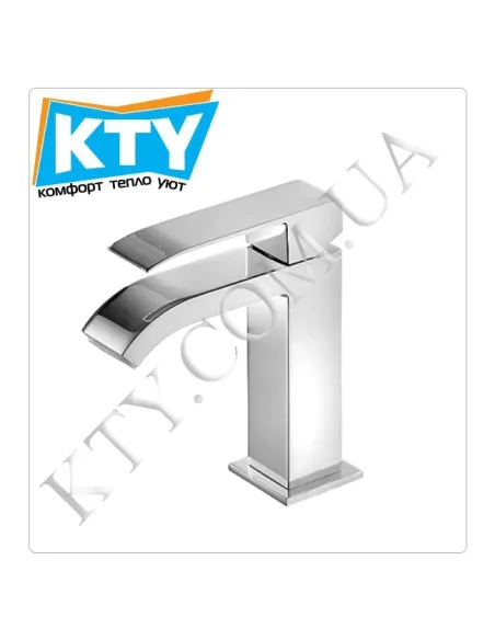 Смеситель для раковины в ванной с гигиеническим душем Tres Cuadro-Tres 006.101.01 без донного клапана, хром - 1