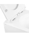 Унитаз подвесной Q-Tap Robin Rimless, сиденье Slim Duroplast / Soft-close, 370х365х485 мм - 3