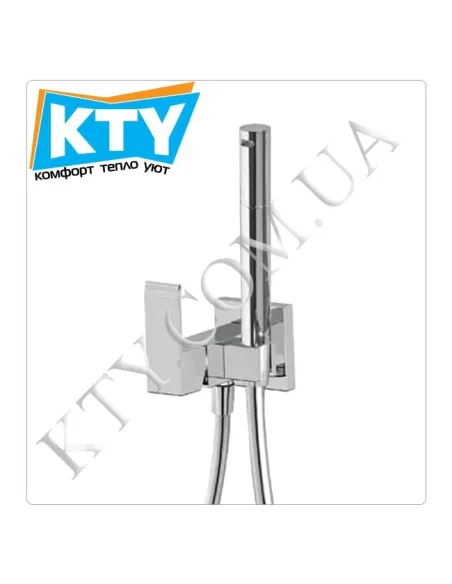 Смеситель для биде скрытого монтажа с гигиеническим душем Tres Slim-Tres 006.123.01 хром - 2