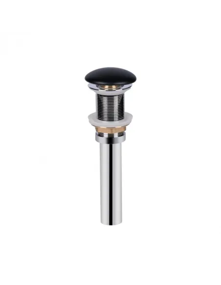 Донний клапан Q-Tap PU03 70х70х227.5 Matt black, без переливу - 1