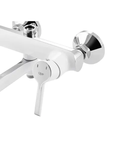 Душова система з подовженою стійкою Q-Tap Grand WCR 1004 хром, біла - 4
