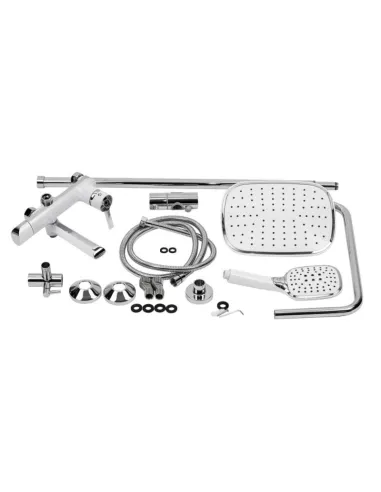 Душова система з подовженою стійкою Q-Tap Grand WCR 1004 хром, біла - 10