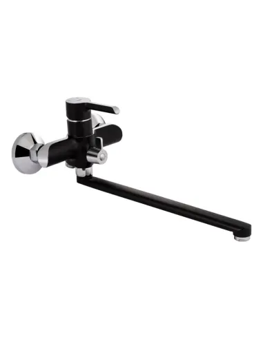 Змішувач для ванни Q-Tap Grand BCR 005, чорний, з душовим набором - 3