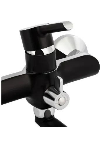 Змішувач для ванни Q-Tap Grand BCR 005, чорний, з душовим набором - 4