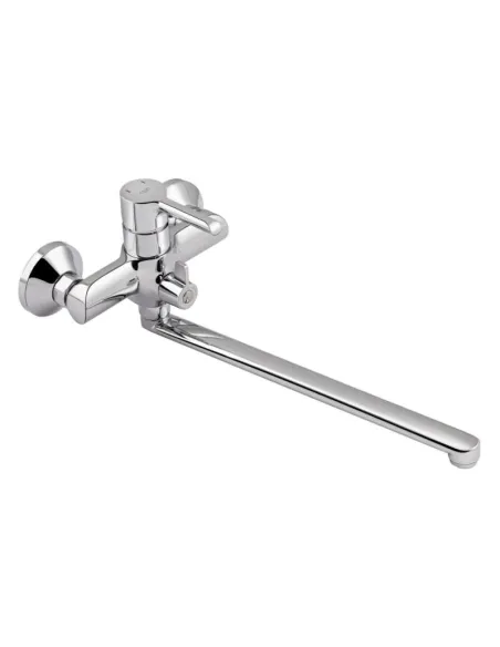 Смеситель для ванны Q-Tap Grand CRM 005, хром, с душевым набором - 3